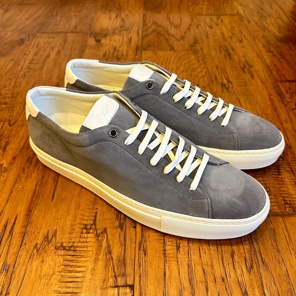 Good Man Edge Wet Weather Suede Shoes, gray size 13